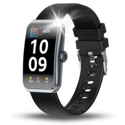 Smartwatch Smartband Angelo R11 czarny AMOLED Sport Puls Tlen Powiadomienia Menu PL